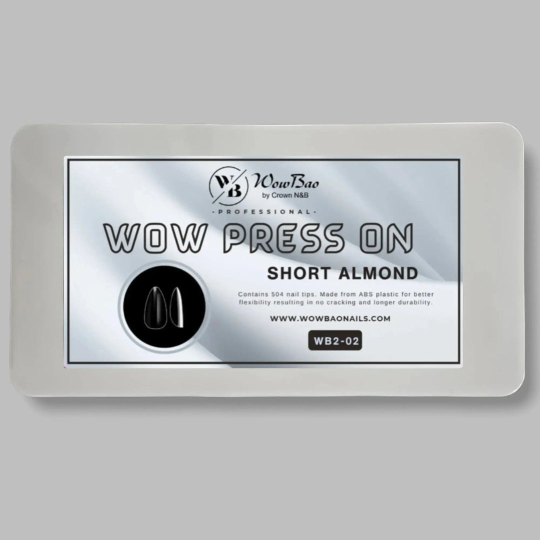 Wow Bao Nails Wow Press On Nail Tips | Short Almond WB2-02